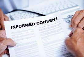 A part of patient safety is informed consent